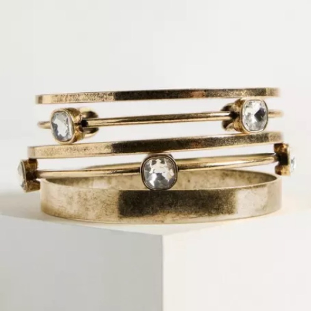 NWT TORRID Burnished Gold Bangles Set - Women’s Bracelet
